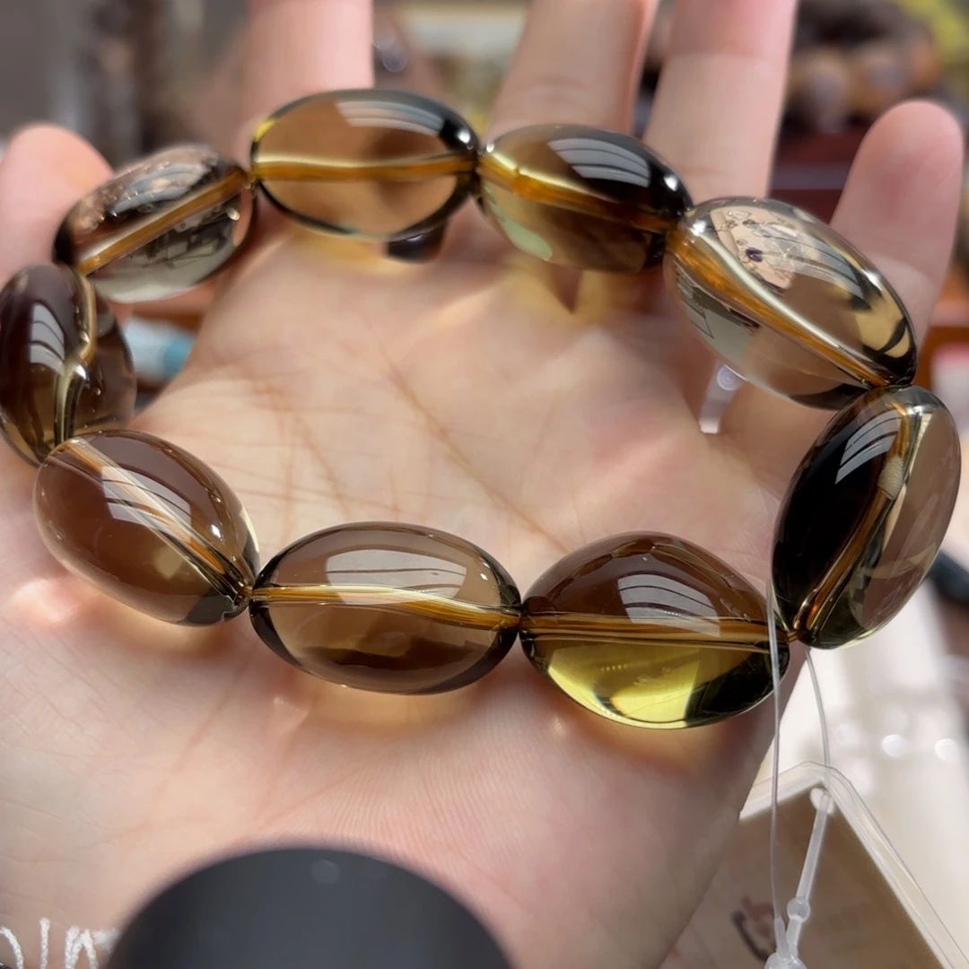 未镶嵌手链水晶黄水晶