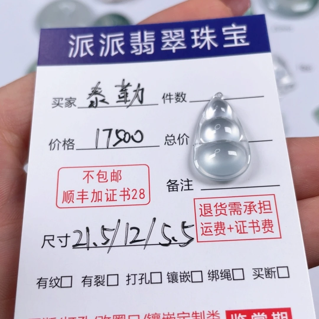 颈饰未镶嵌翡翠泰*勒