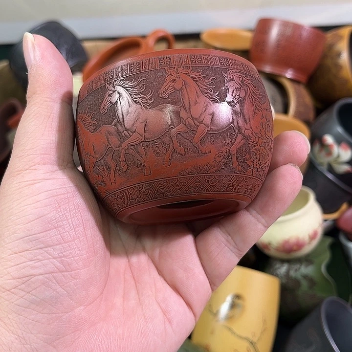 茶杯紫砂全手工紫砂主人杯