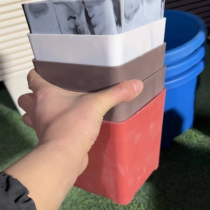 串色方盆14外径14高5个盆