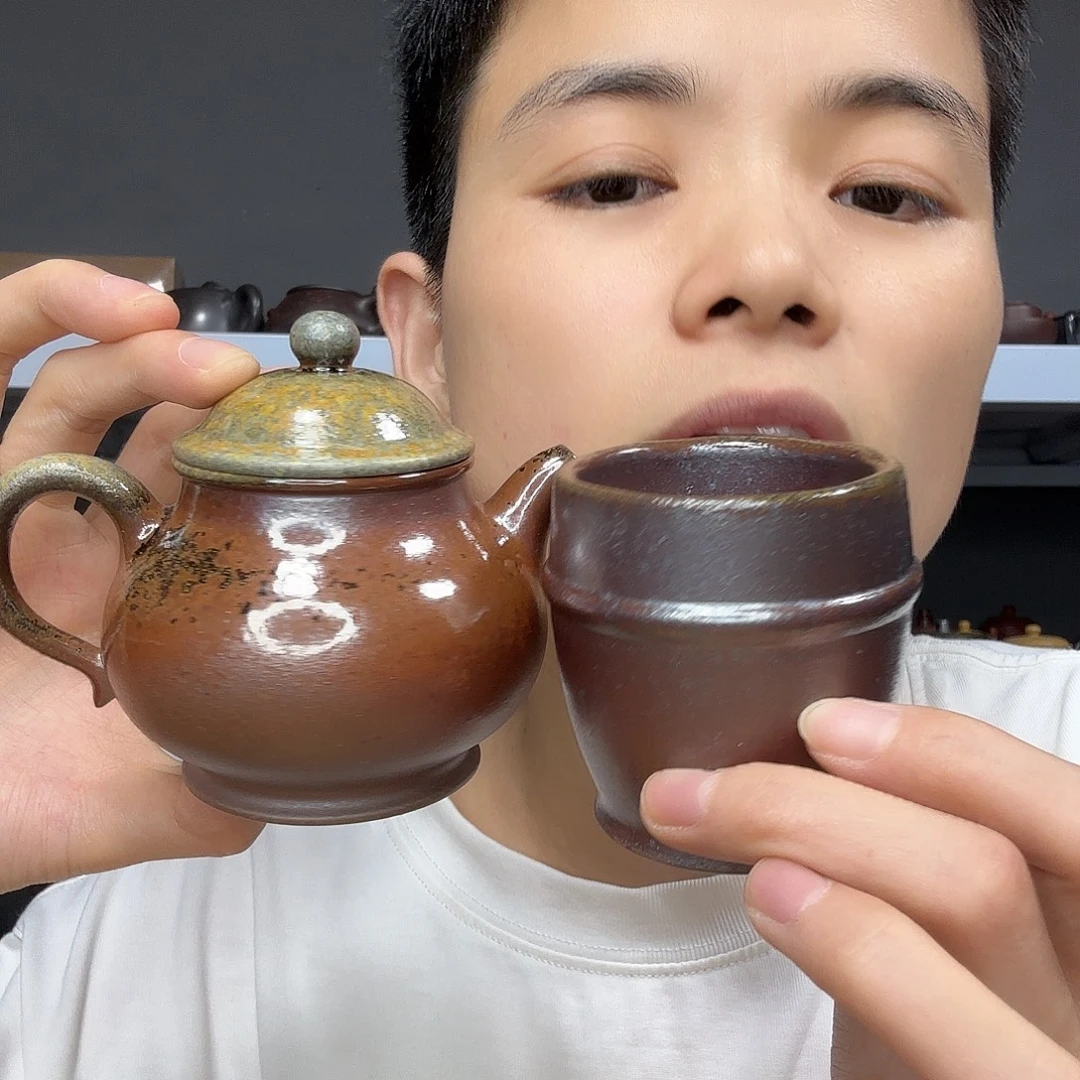 茶壶底槽青民间手艺人全手工制作