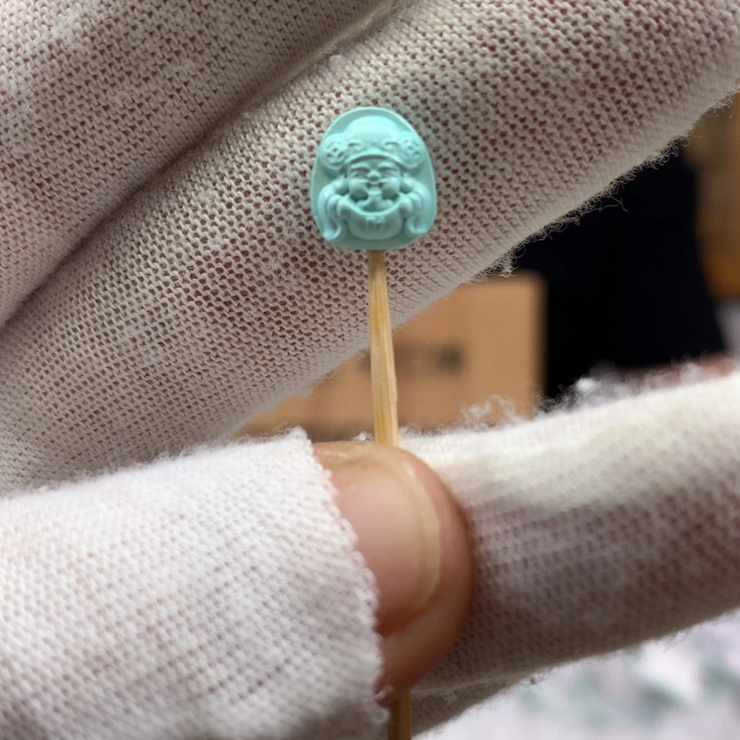 绿松石未镶嵌挂件