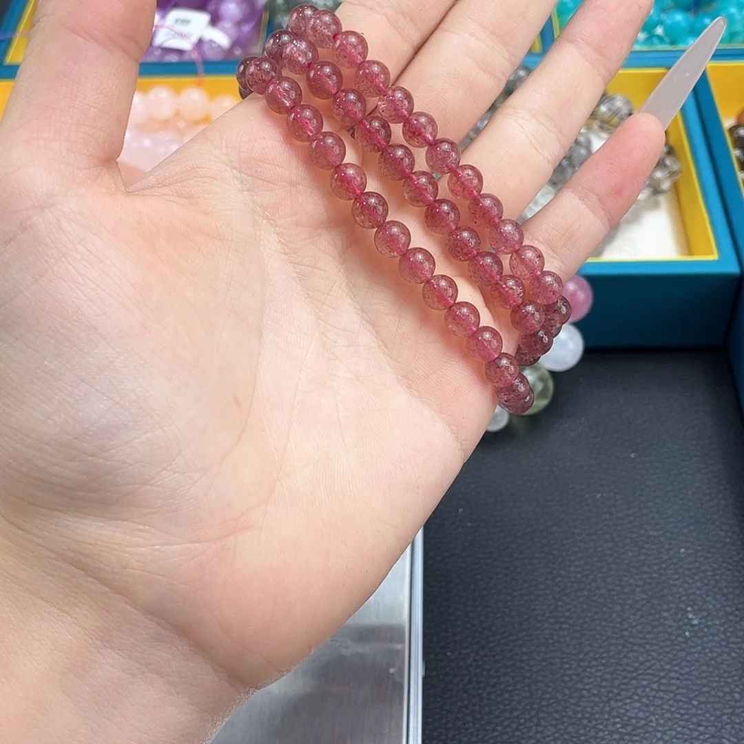 水晶手链未镶嵌草莓晶