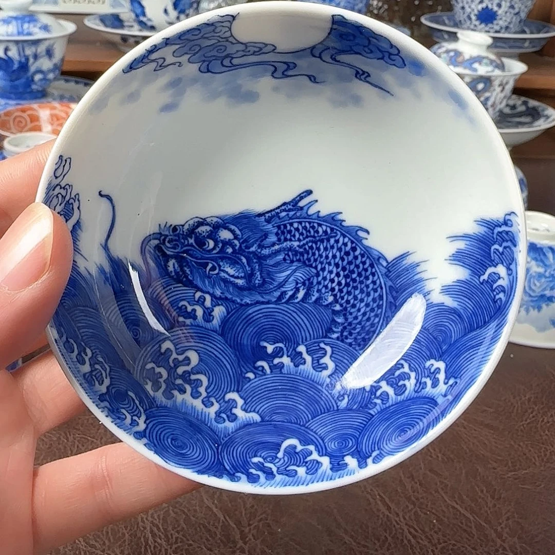 杯青花釉下普洱杯