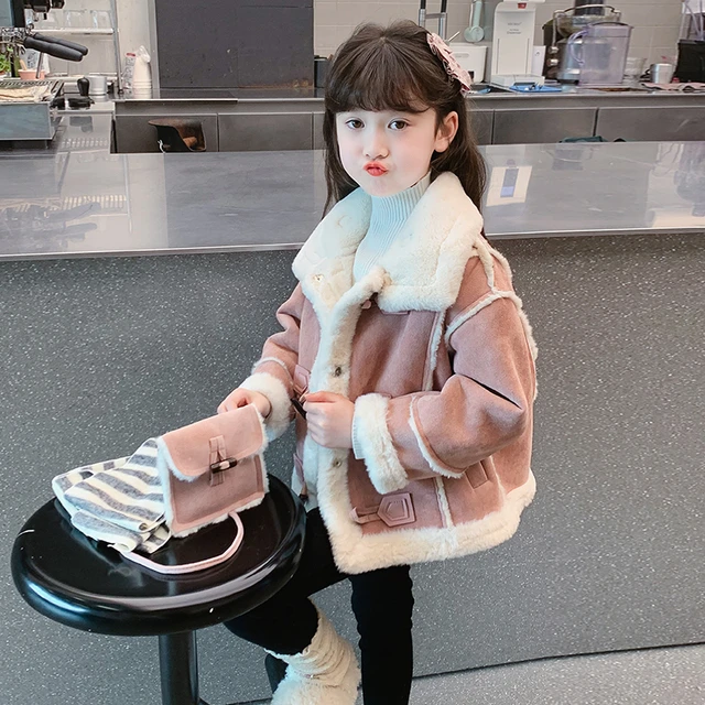 女童外套2025新款秋冬季儿童洋派时髦加厚上衣冬装小女孩网红衣服