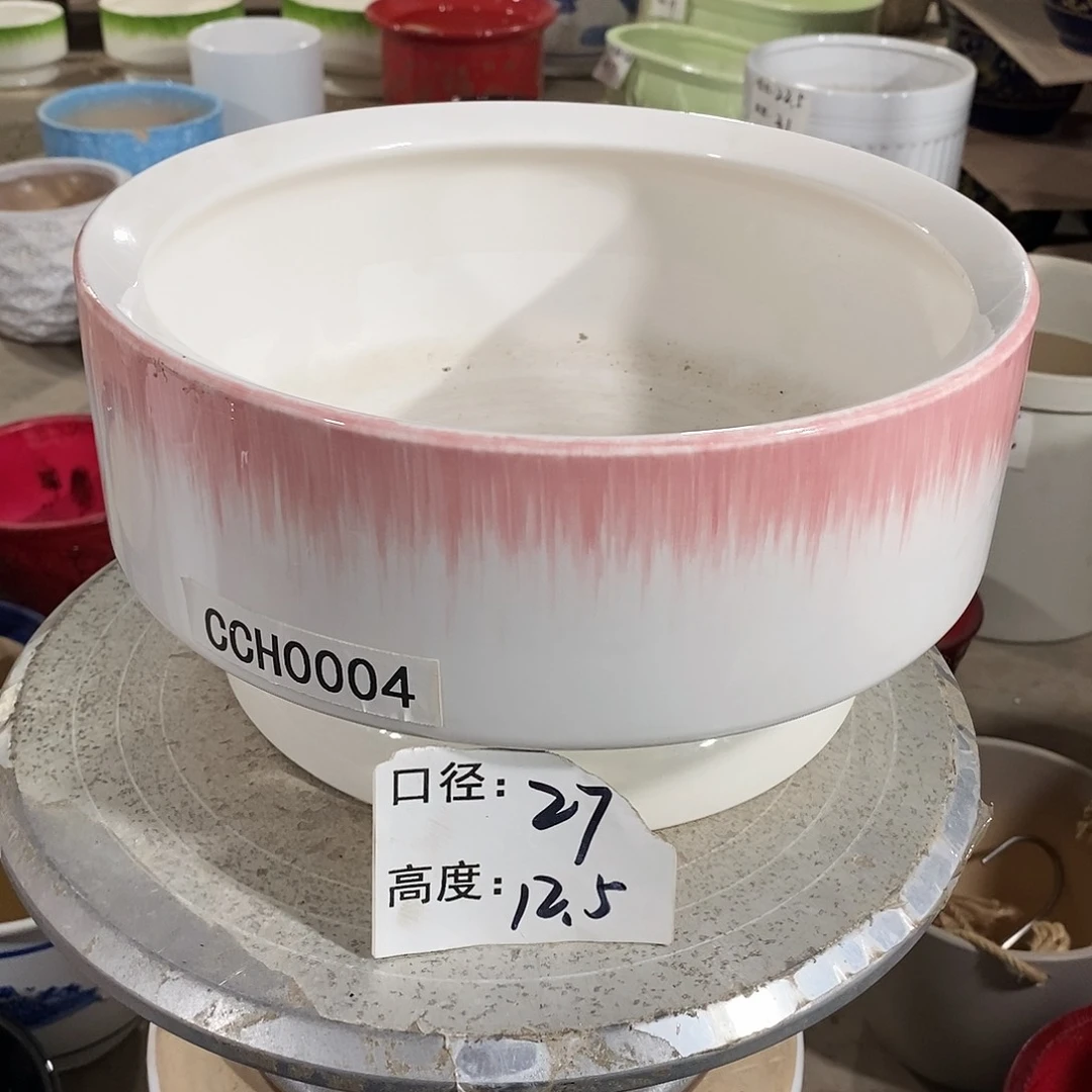 【闪购商品】陶瓷微瑕花盆-CCH004-1个大号