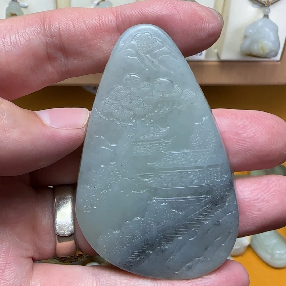 颈饰未镶嵌和田玉