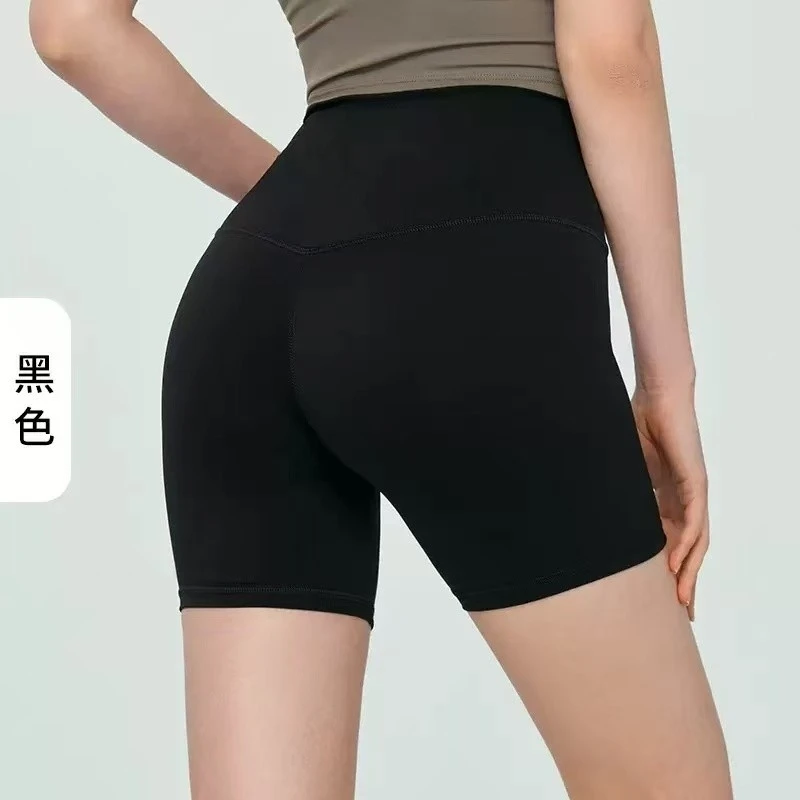 大码夏季速干高弹训练健身高腰三分裤KZ-33