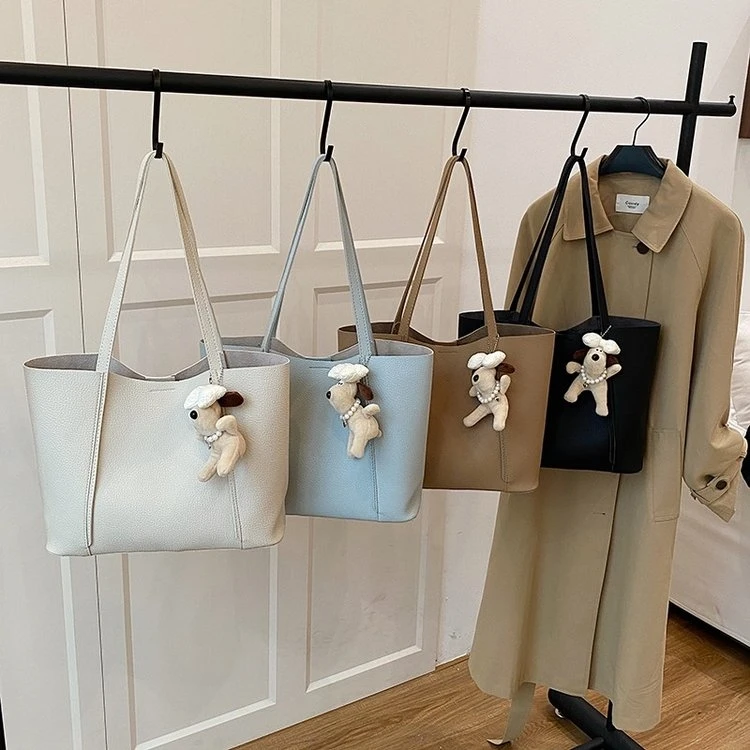 时尚百搭大容量简约单肩托特女包大气潮流新款