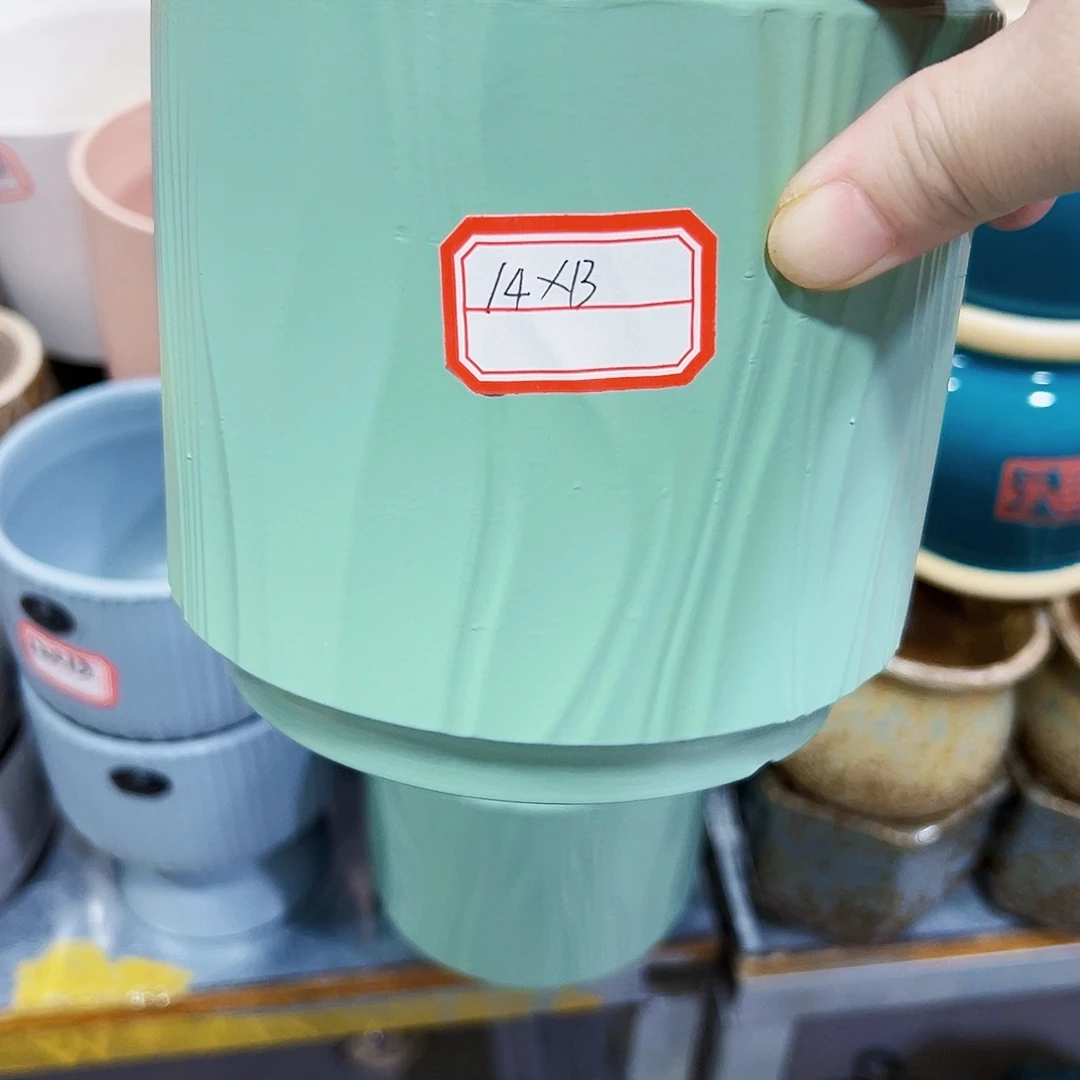 外贸尾单陶瓷花盆凑单10米包邮