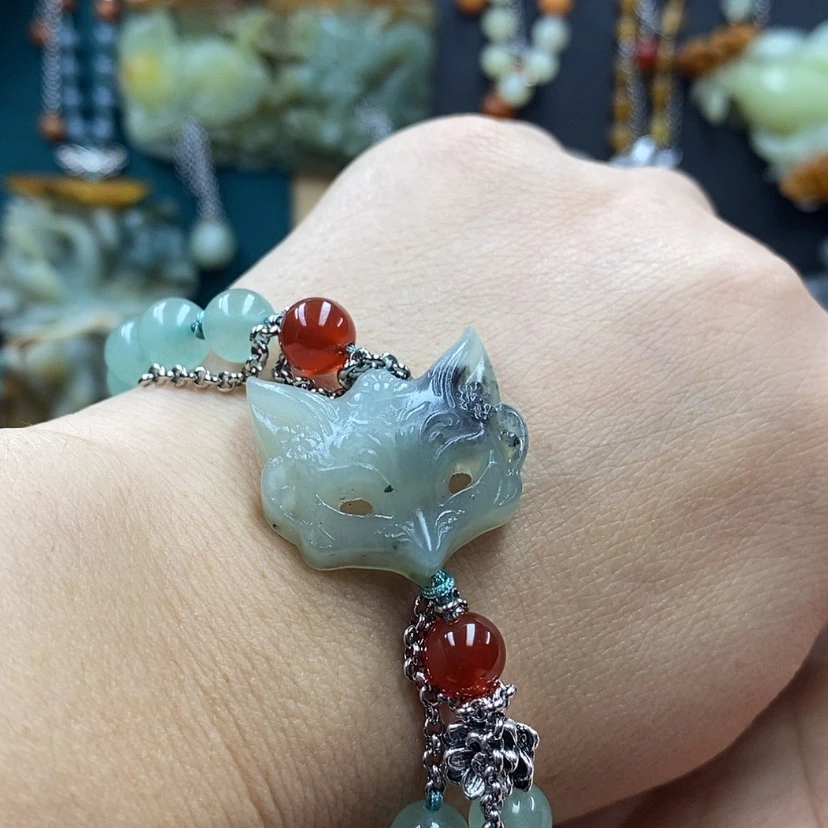 【闪购商品】蛇纹石玉手牌未镶嵌