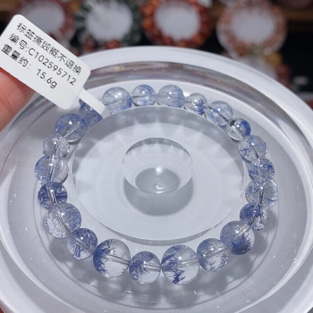 未镶嵌水晶手链F蓝发晶
