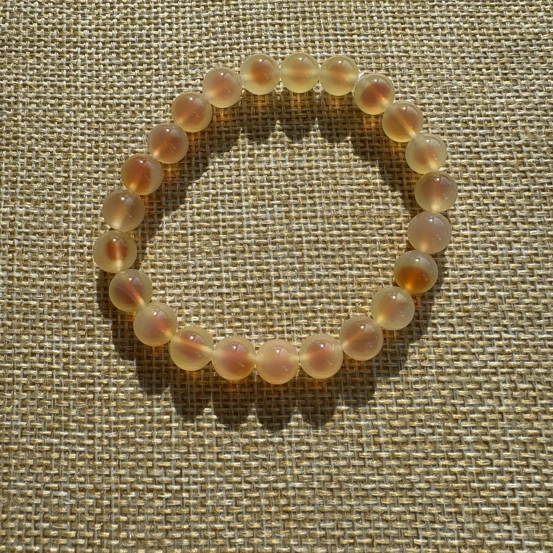 玛瑙橙黄色糖心款式