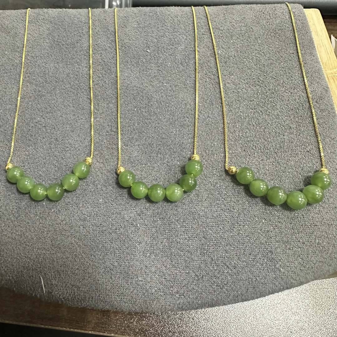 【小院甄选】和田玉锁骨链 多样性发一件 ESS1231