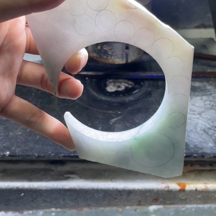 定制翡翠未镶嵌虎虎珠宝手镯定制