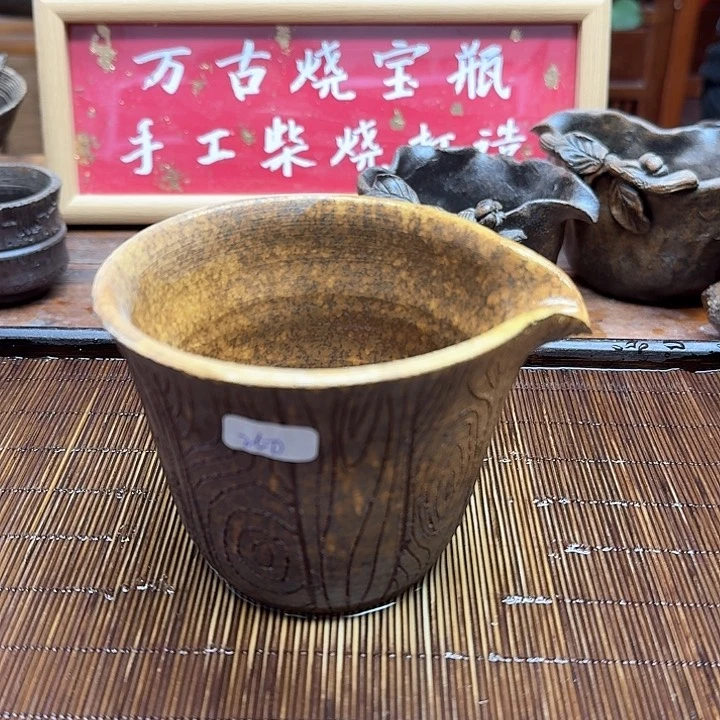 纯手工制作粗陶茶具胖**?