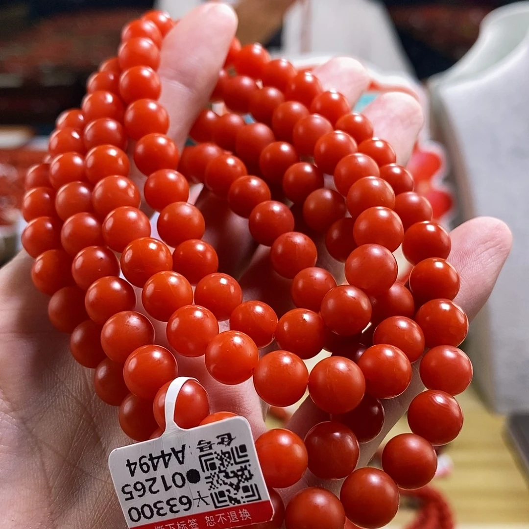 未镶嵌云端  8mm   南红玛瑙