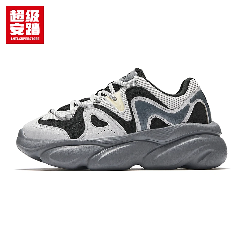 安踏萌爪鞋丨休闲鞋女士简约秋季新款厚底增高软底老爹鞋运动鞋SS