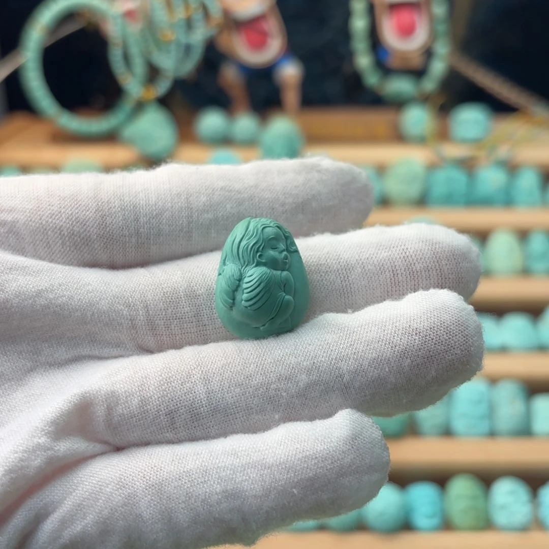 绿松石未镶嵌配饰
