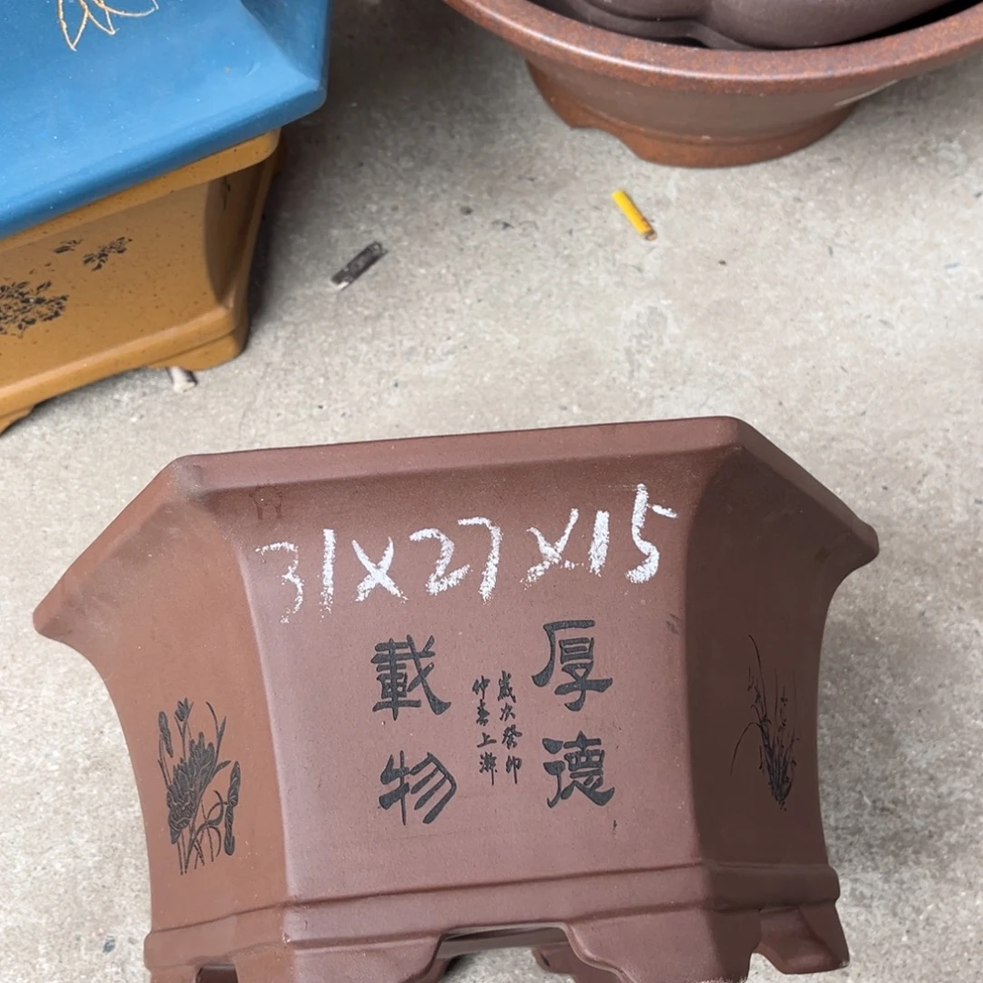 紫砂花盆盆景艺术