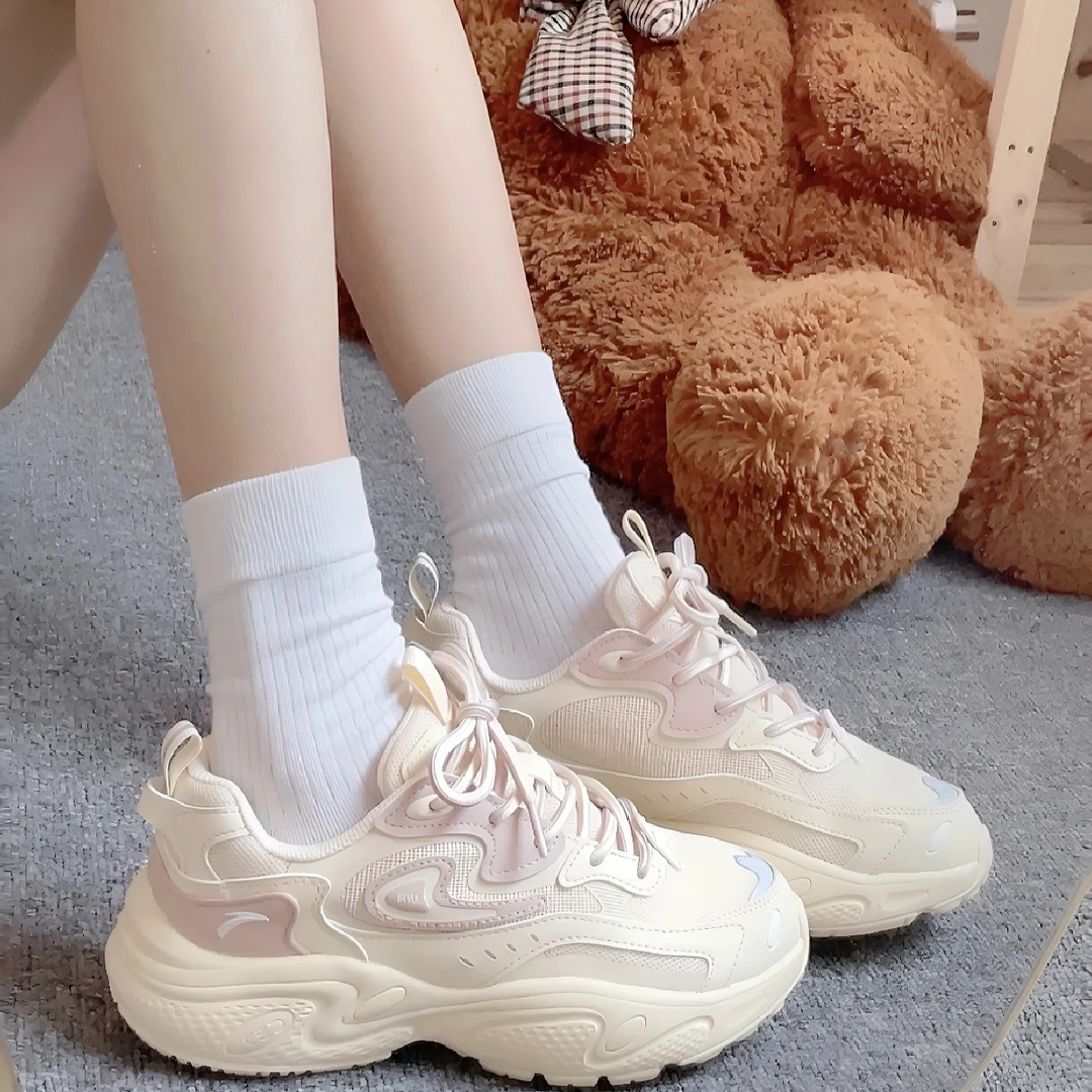 安踏星光丨老爹鞋潮流夏季情侣复古休闲鞋软底运动鞋