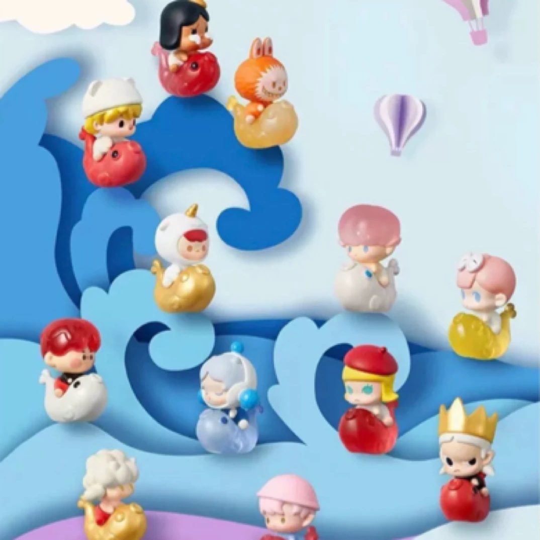 泡泡玛特萌粒遇见锦鲤系列萌粒盲盒手办