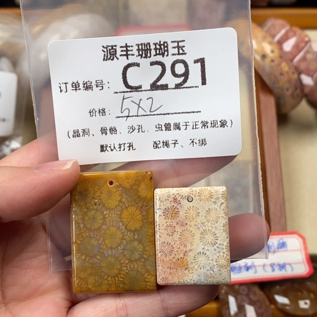 大***行硅化玉未镶嵌颈饰