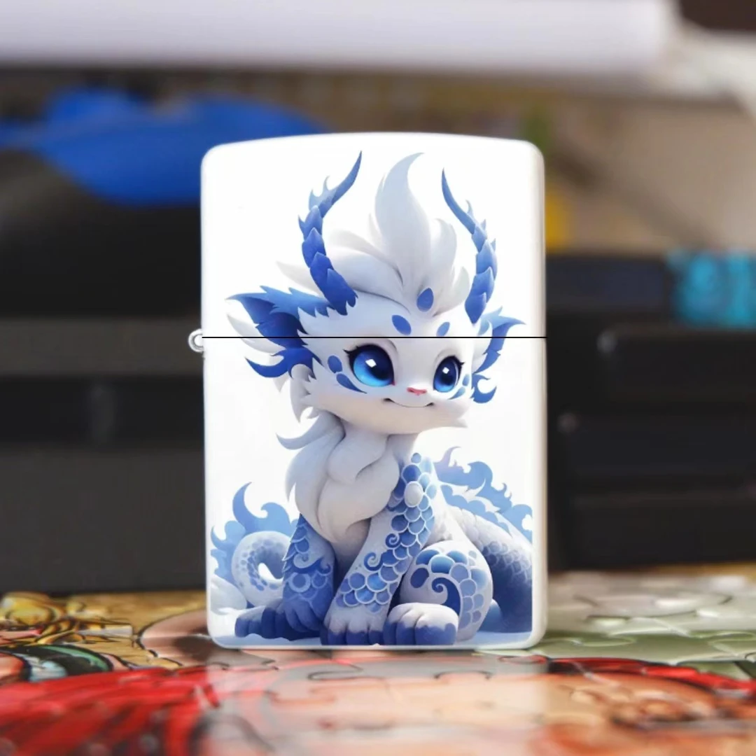 爆款2024龙年限量版 青花瓷龙 老式煤油机个性创意礼物