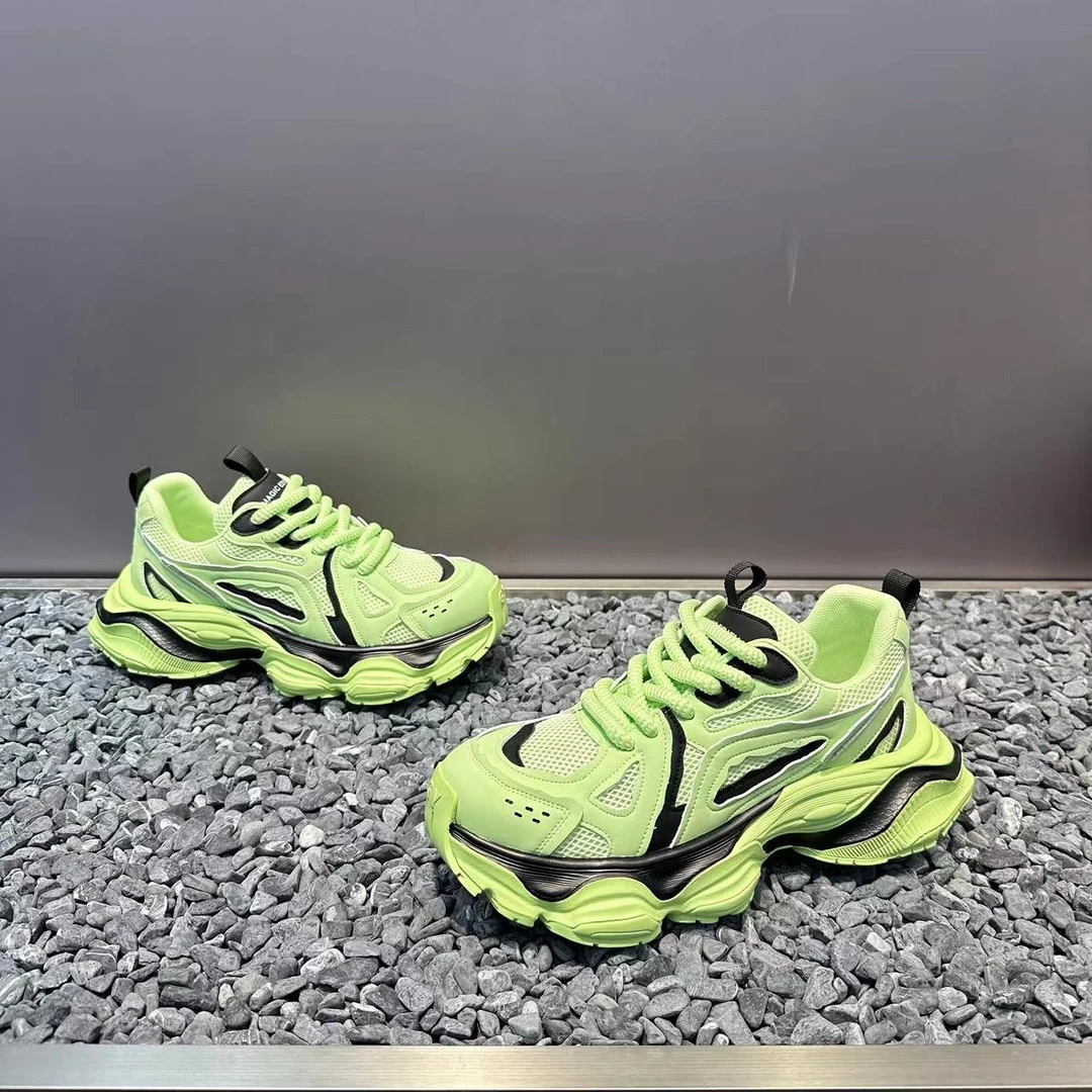 男鞋2025夏季新款舒适轻便软底爆款简约时尚潮流老爹鞋休闲运动鞋