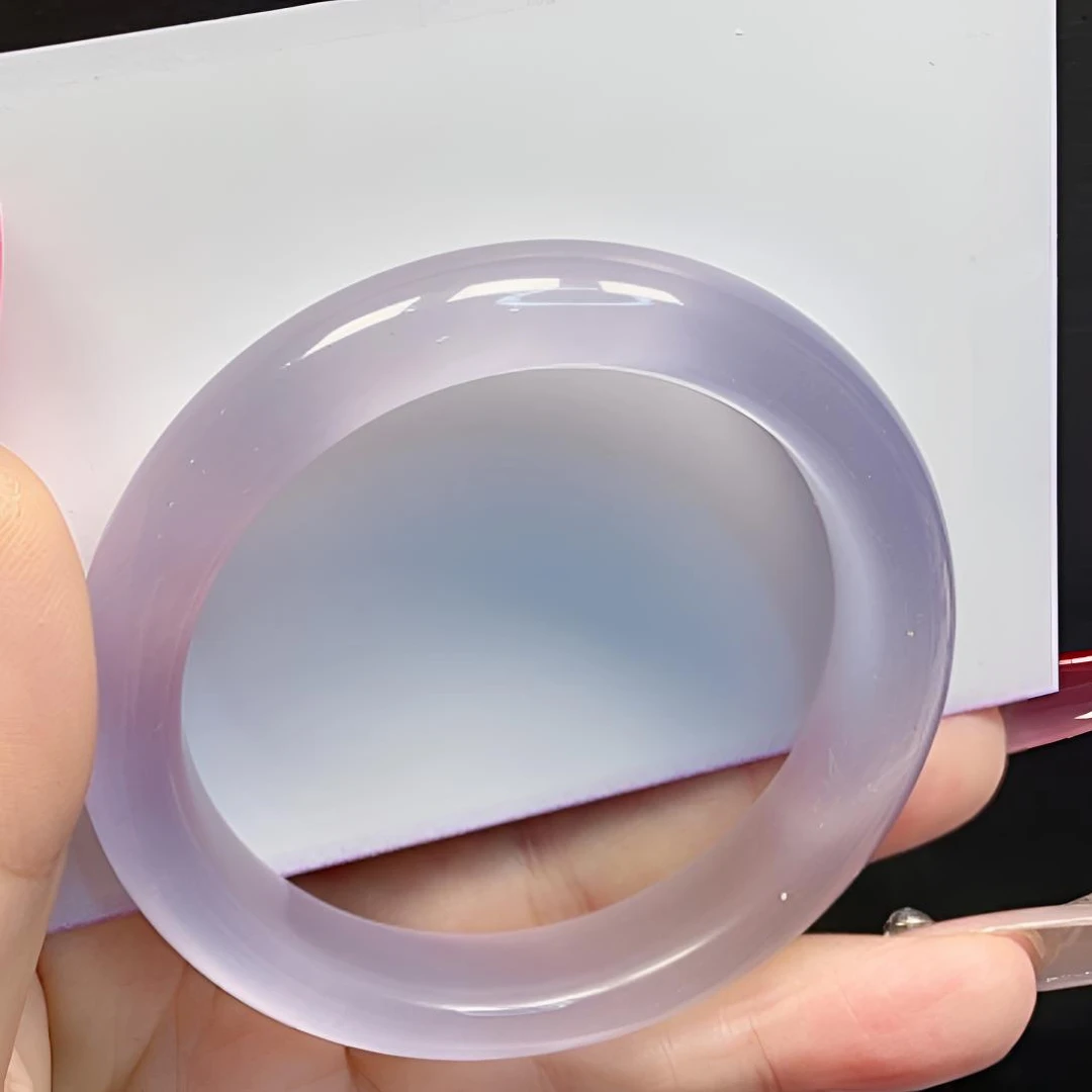 手镯 冰冰紫 高贵优雅气质  58圈口