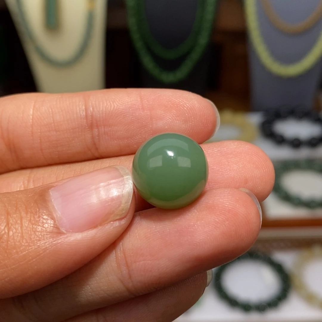 和田玉未镶嵌手串卡14