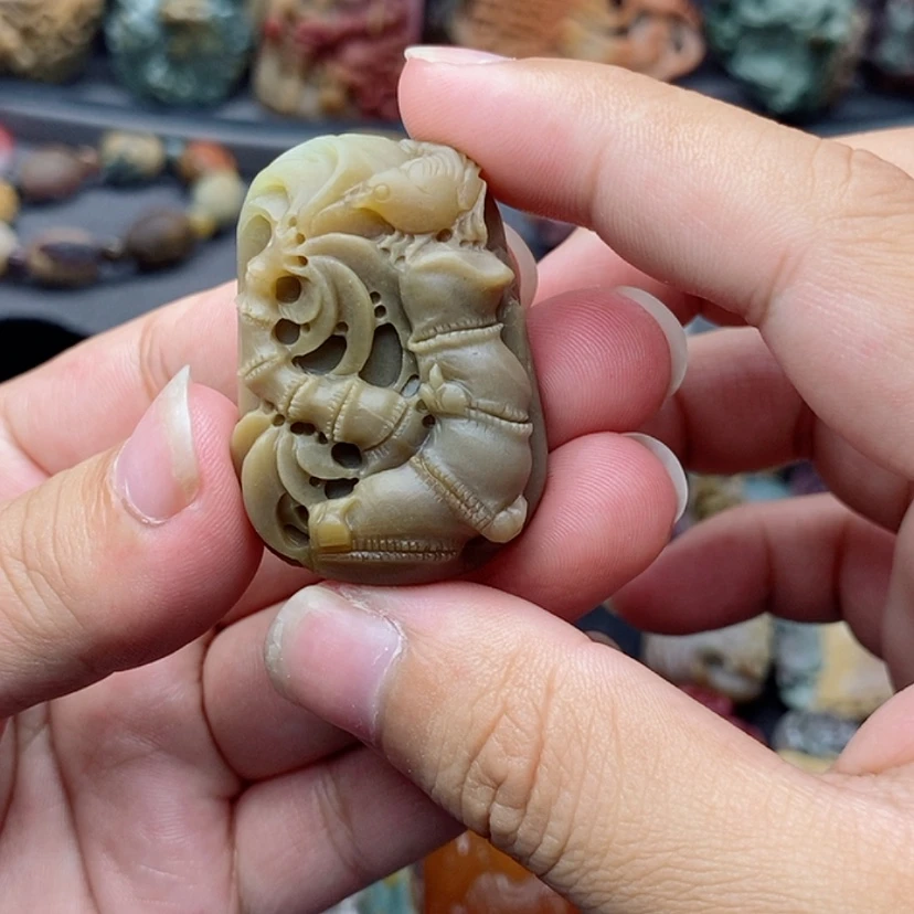 【闪购商品】未镶嵌定制石英质玉吊坠