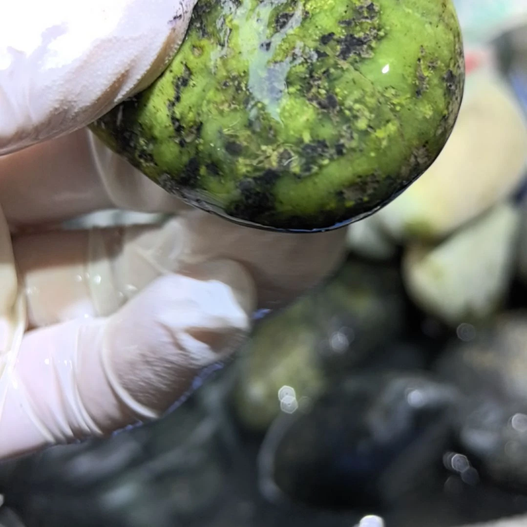 玄***刀藏玉药王石原石一个