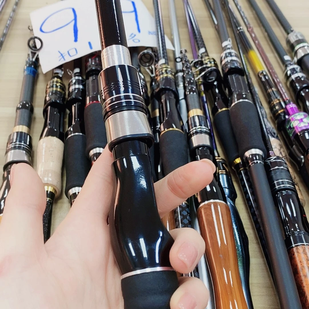 黑色伸缩直柄路亚竿3米