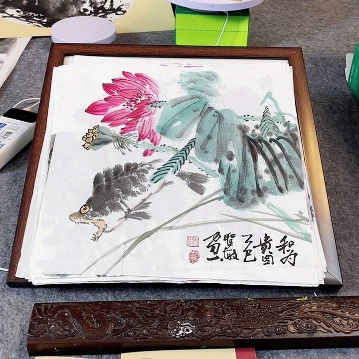 国画张圣敏先生纯手绘作品