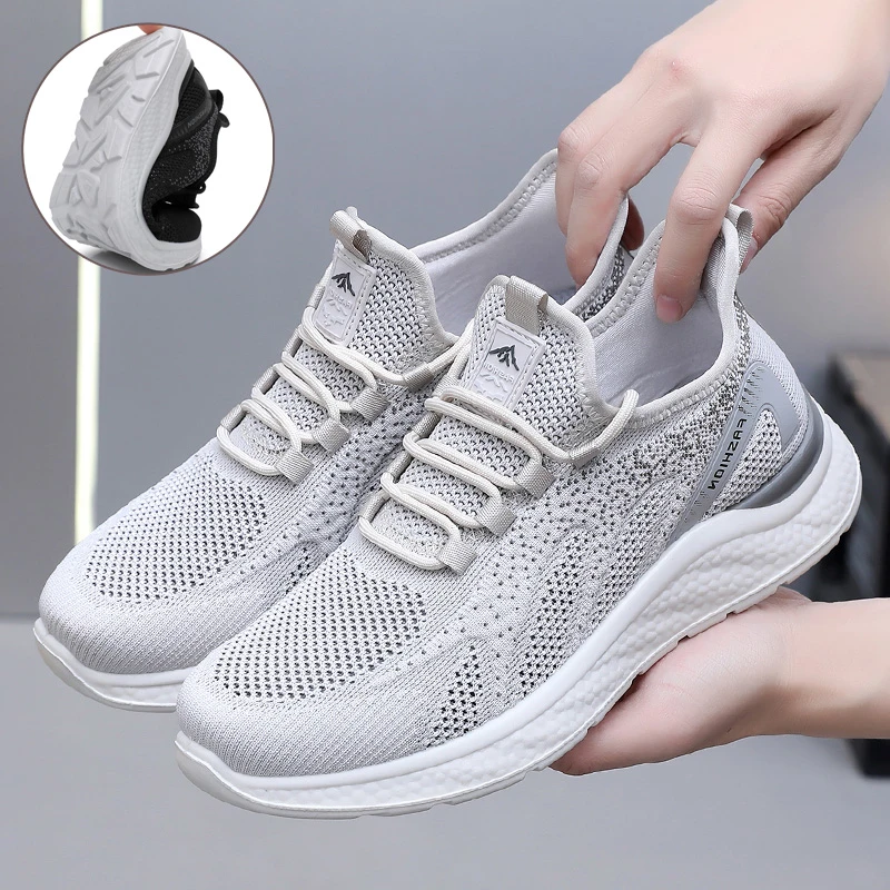 老北京布鞋男夏季透气网孔休闲健步轻便软底情侣款镂空百搭男网鞋