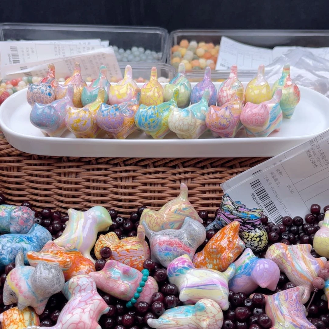 白玉菩提吊坠q30-40mm/1颗猫猫