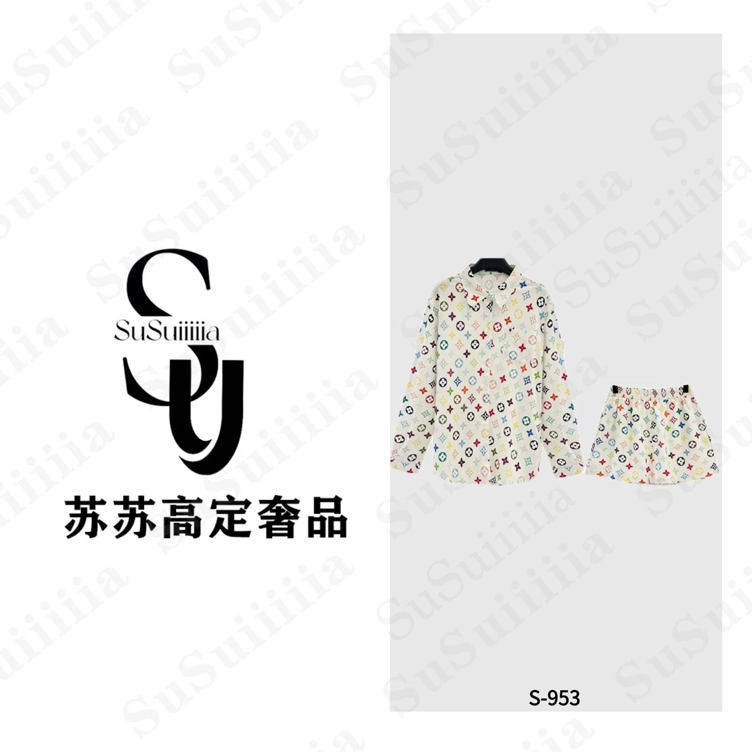 【只见秋3.0】春夏季时尚复古套装外套短裤953号