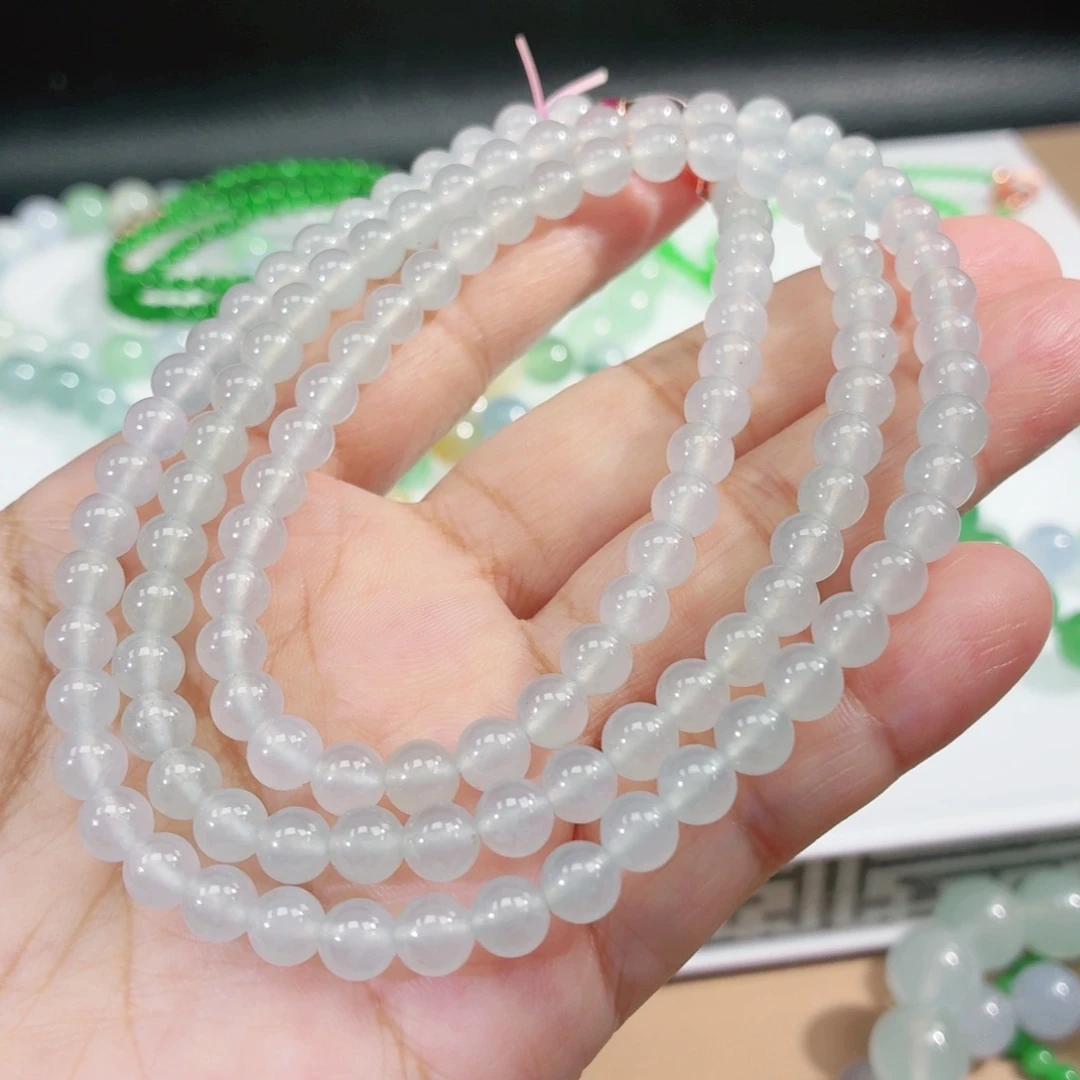 翡翠未镶嵌手链卡5.8
