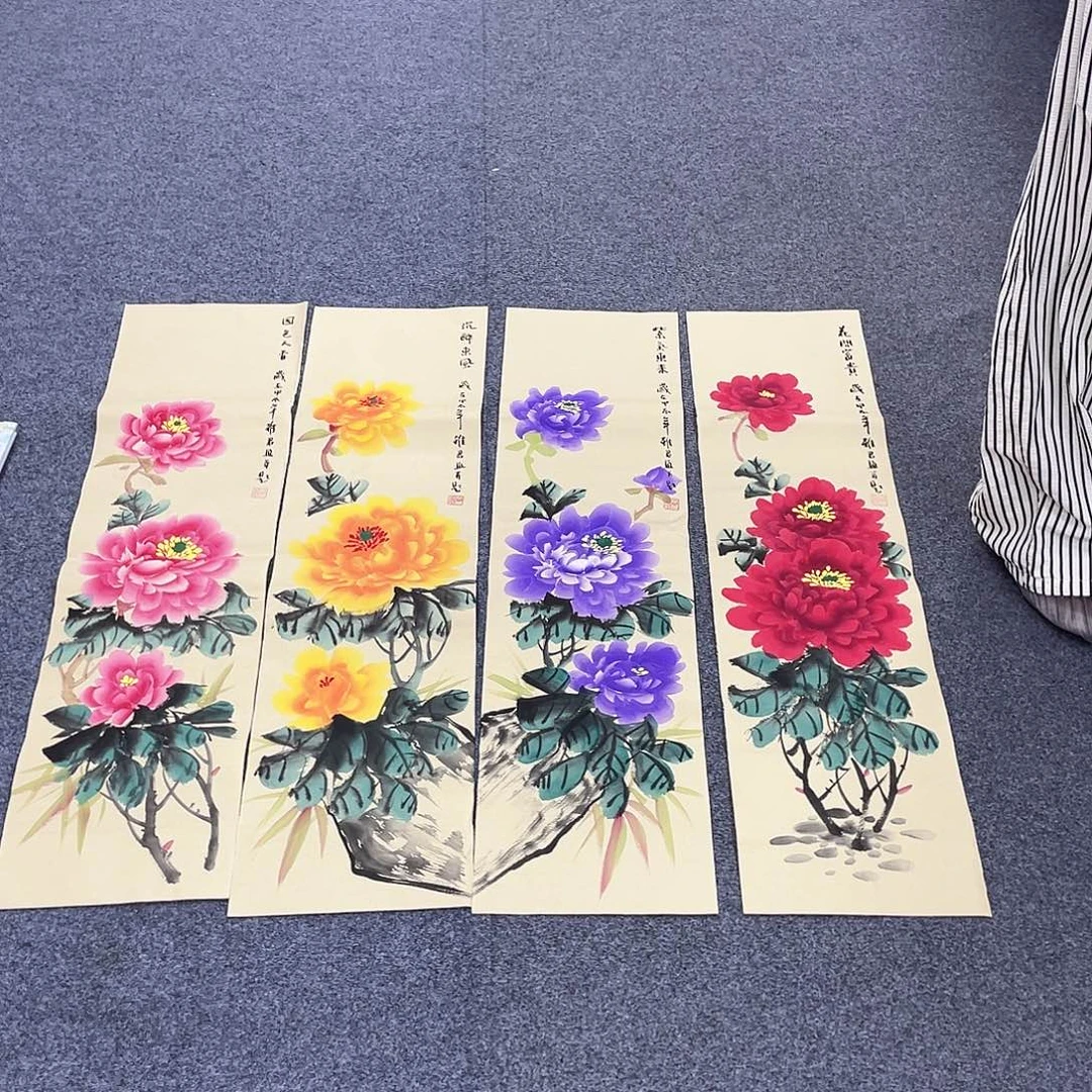国画作品小姐姐放漏…