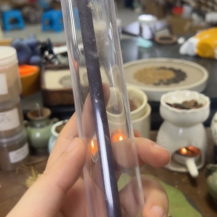 线香木樨降真6根➕盘子