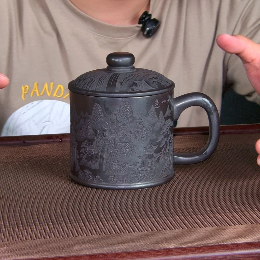 茶杯紫砂高货放漏