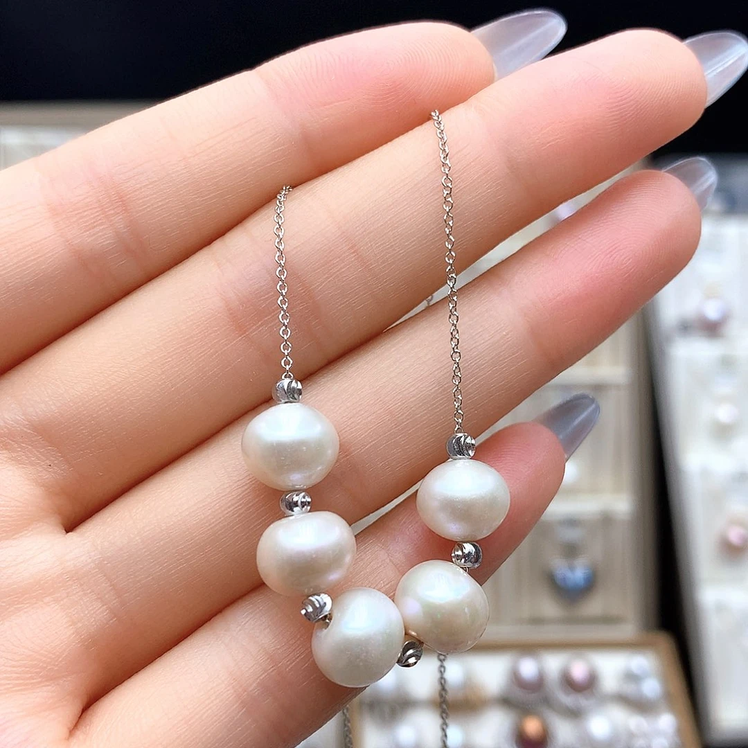 淡水珍珠合金项链