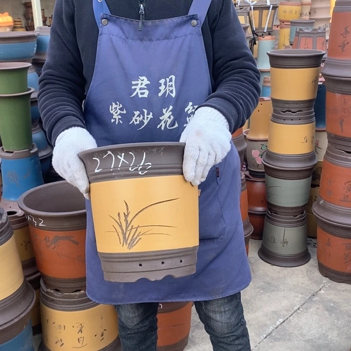 紫砂花盆花盆花盆
