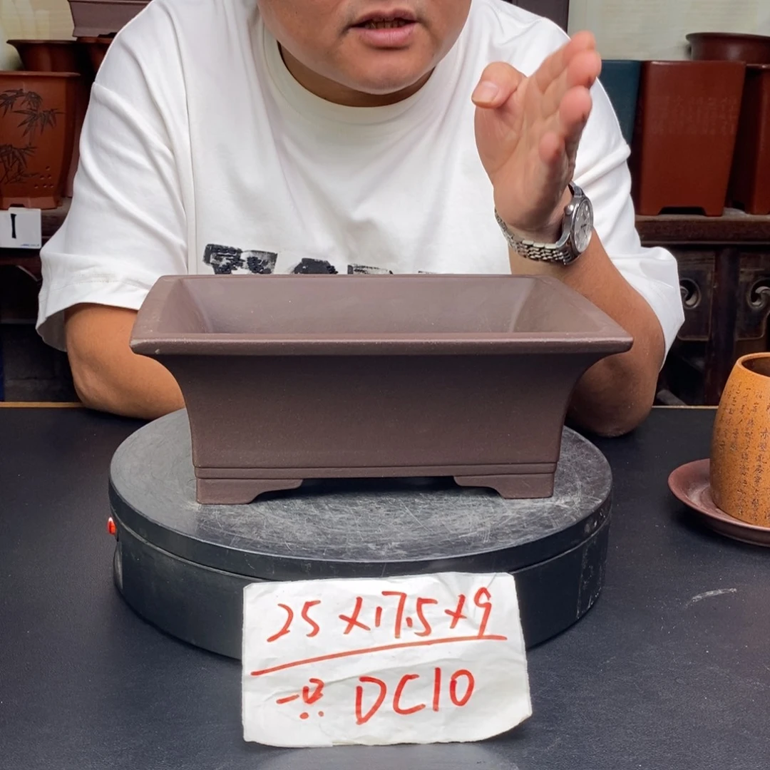 紫砂花盆货号一只DC10