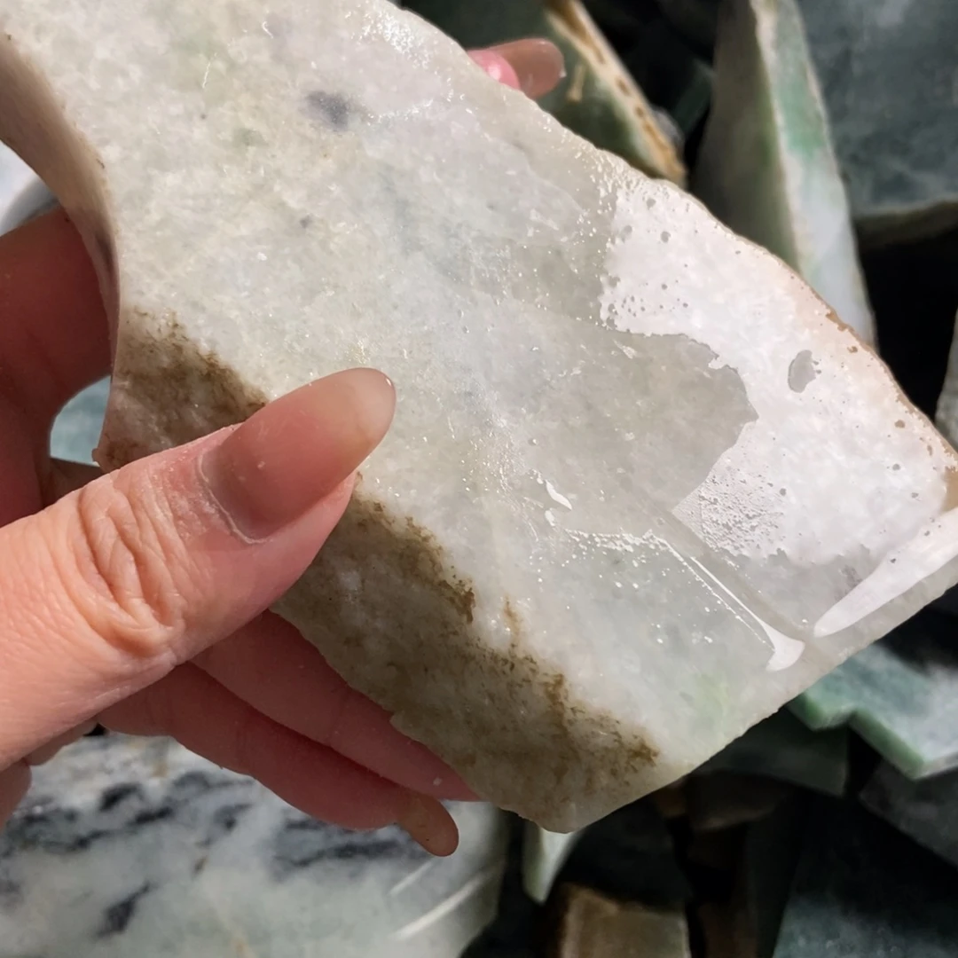 翡翠未镶嵌挂件天然翡翠