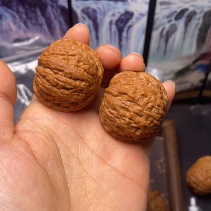 至***柔文玩核桃把件38铁锤