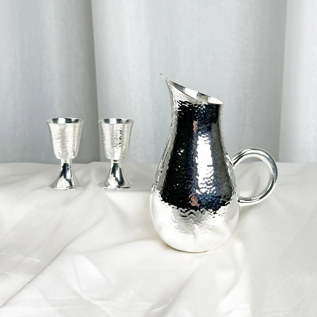 手工锤纹器具套件分器锤纹1壶2杯