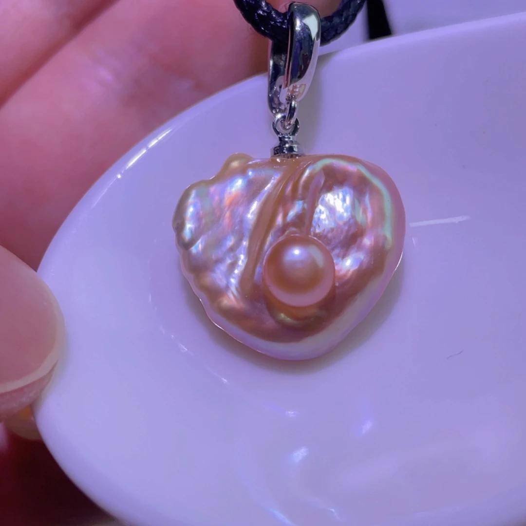 天然淡水珍珠吊坠未镶嵌淡水珍珠