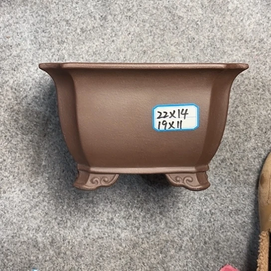 紫砂花盆军*宜兴紫砂